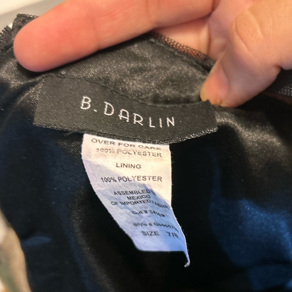 B. Darlin black and silver cocktail dress
